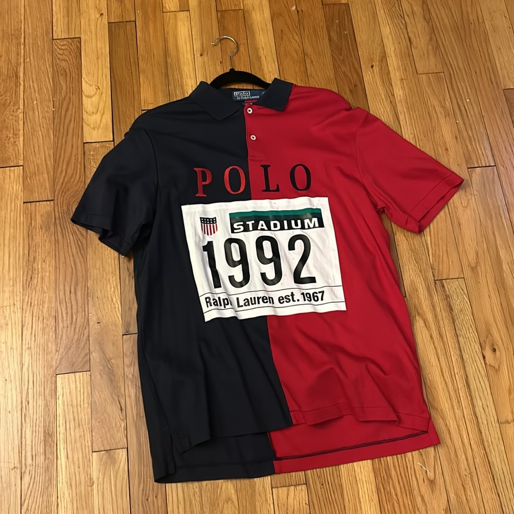 Polo Mens 1992 Stadium Collection Red/Blue M